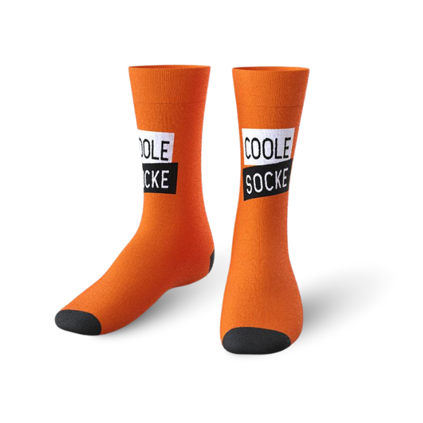 coole socke socken orange coole socke socken