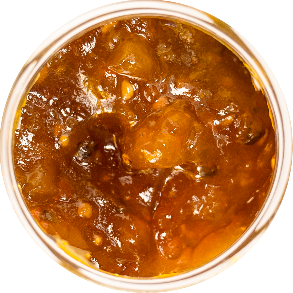 Mango Chutney mit gruenem Pfeffer Mango Chutney mit gruenem Pfeffer