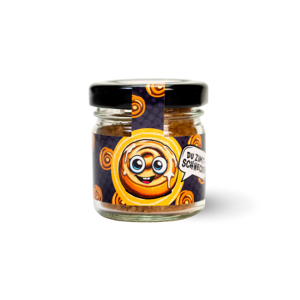 Glühweinzucker Zimtschnecke Mini Glas