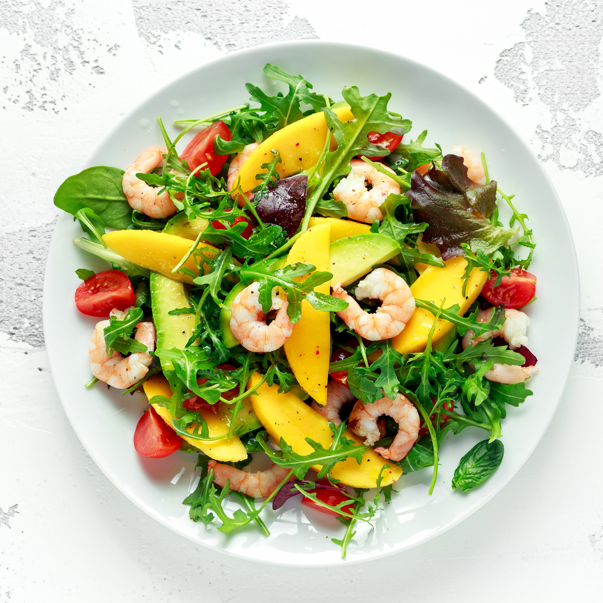 mango curry salat