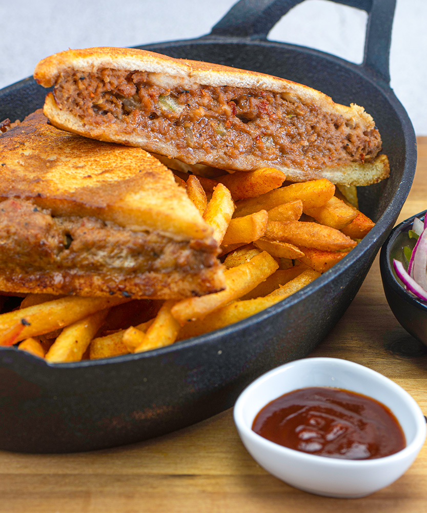 hackfleisch sandwich mit bbq sauce hackfleisch sandwich mit bbq sauce