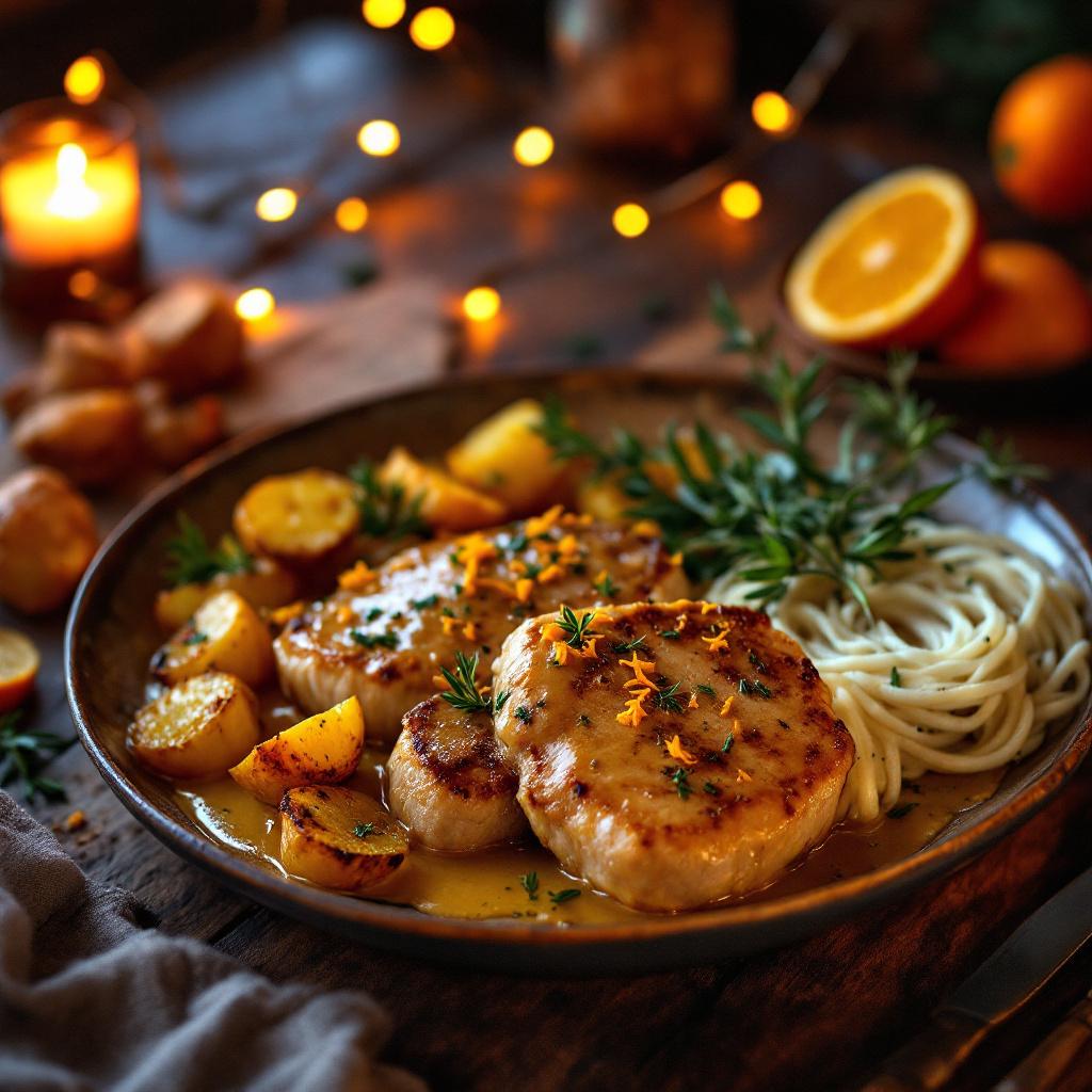 deko medaillons mit senfsauce deko medaillons mit senfsauce