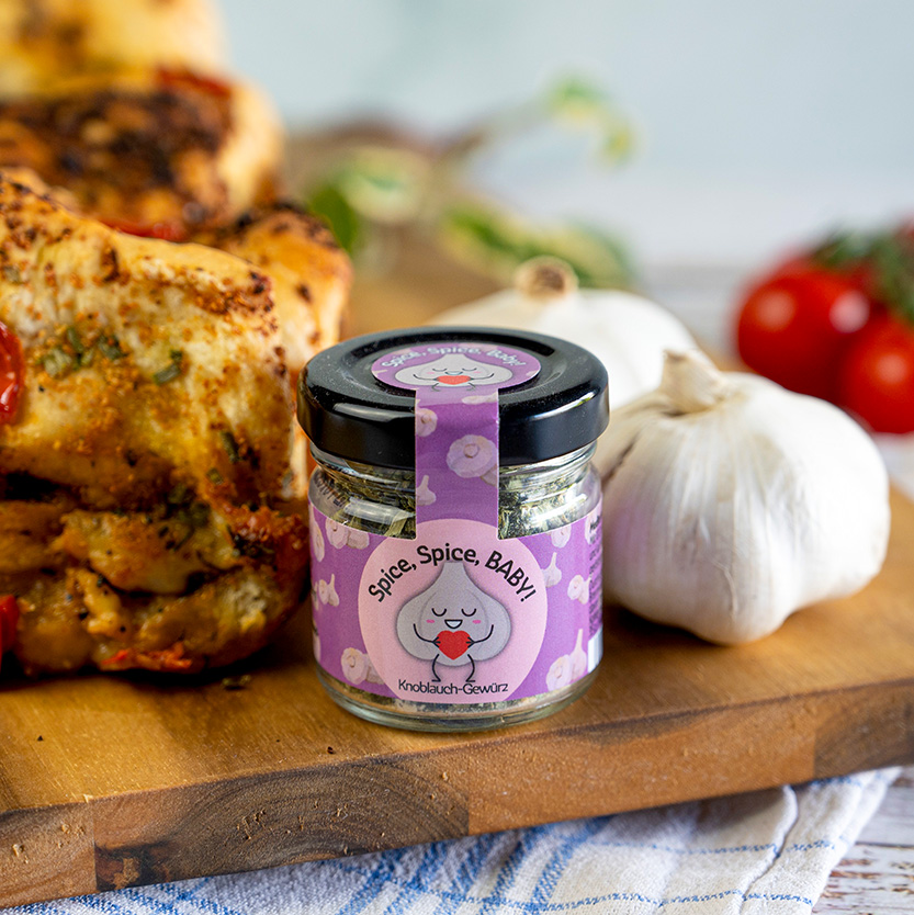 Knoblauch Dip Spice Spice Baby im Mini Glas
