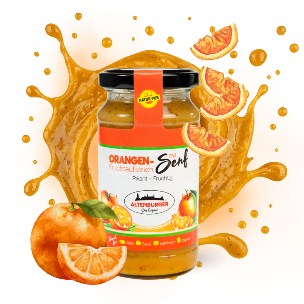 orangen fruchtaufstrich mit senf Orangen Senf - Fruchtaufstrich mit Senf