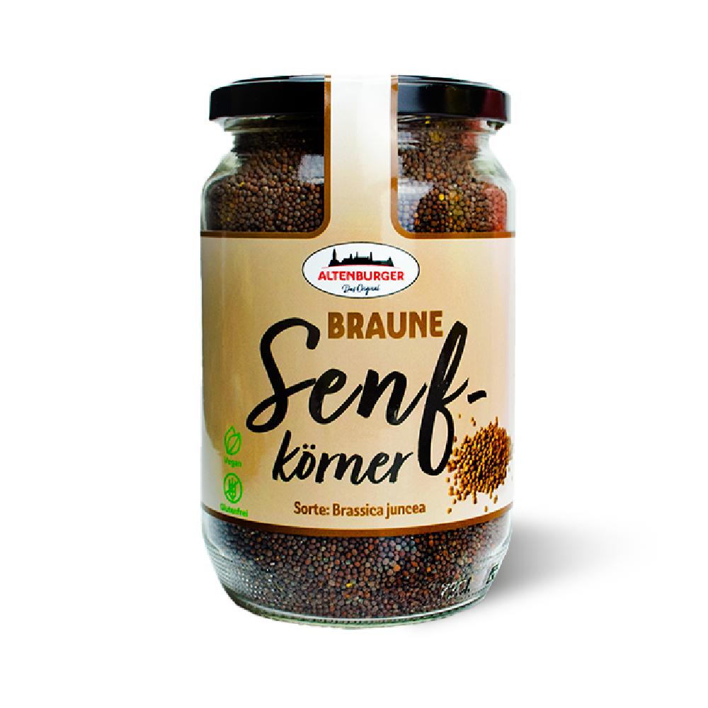 Braune Senfkörner