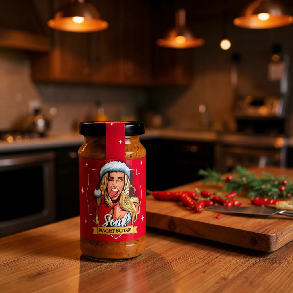 deko: scharfer weihnachtsfeier deko: scharfer weihnachtssenf