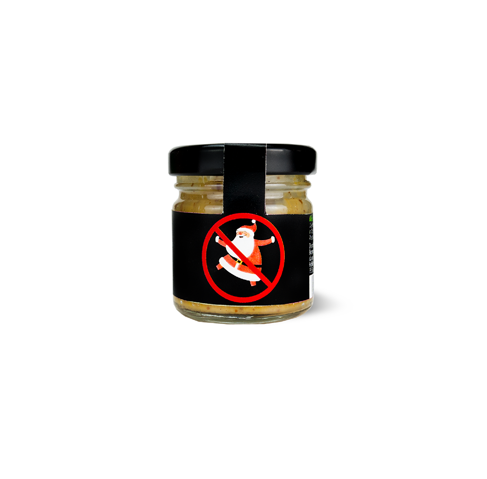 HO, HO, HO Senf Mini Glas