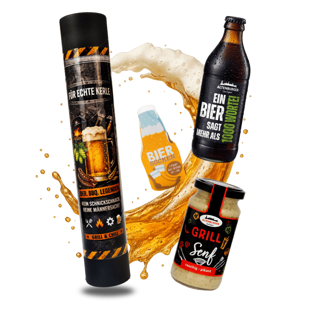 AKTION Geschenkrolle "Bier. BBQ. Legenden"