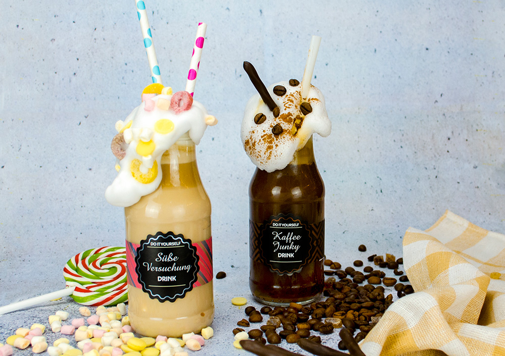 suesse versuchung und kaffee junky dekobild suersse versuchung und kaffee junky dekobild