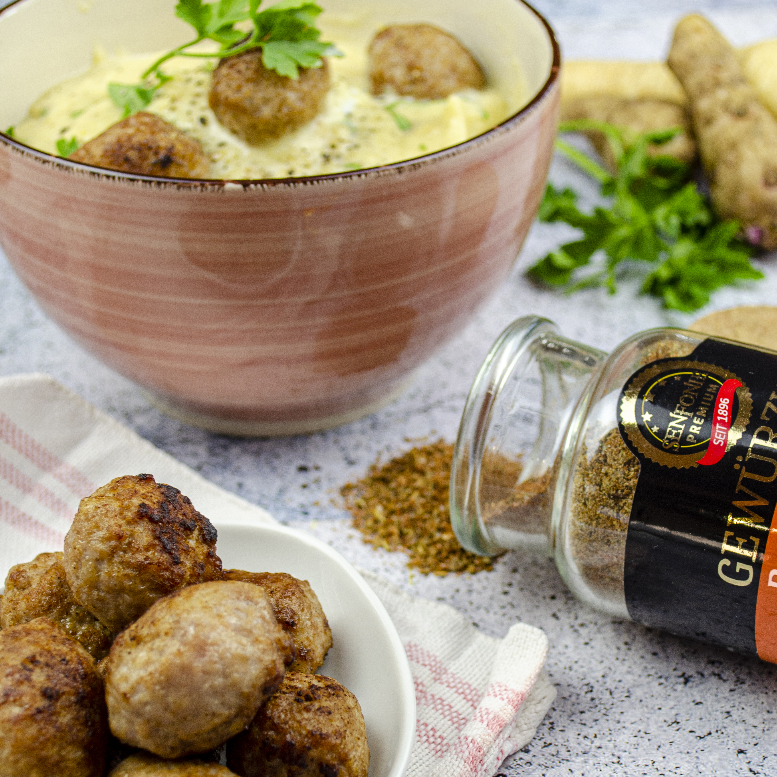 Hackfleischgewürz für Hackbällchen