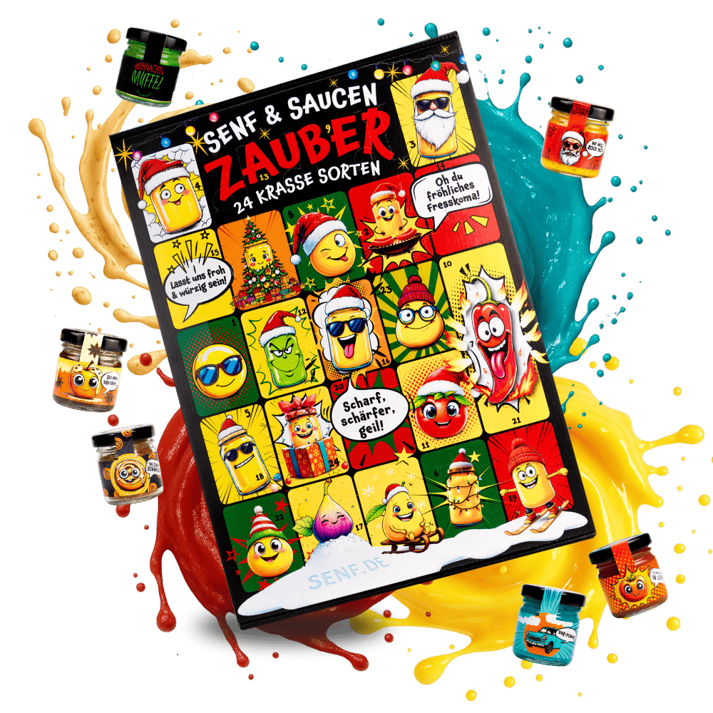 Deko Vorschaubild Senf und Saucen Zauber Adventskalender Deko Vorschaubild Senf und Saucenzauber Adventskalender