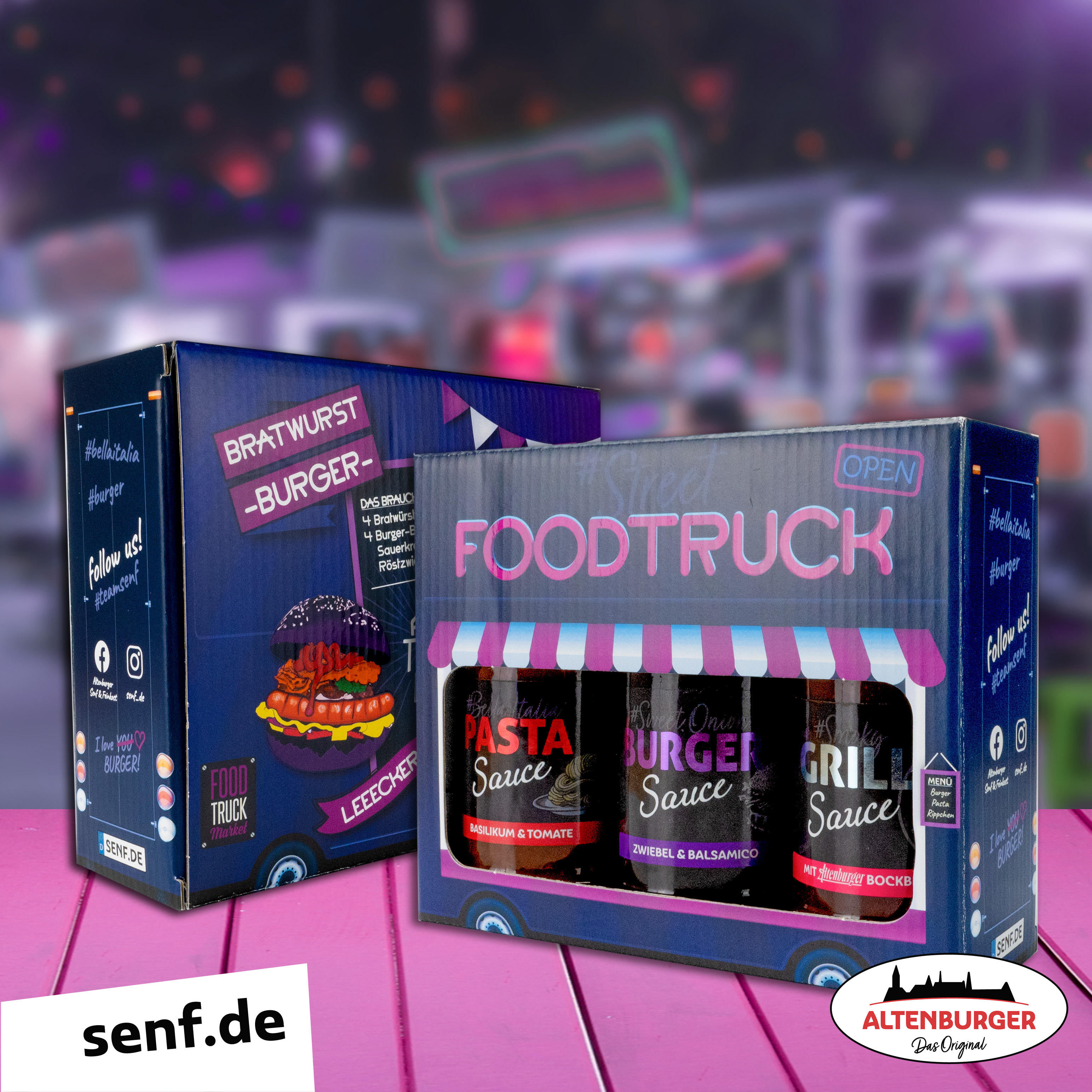 20230000_Food-Truck Originelles Geschenkset auf 4 Rädern