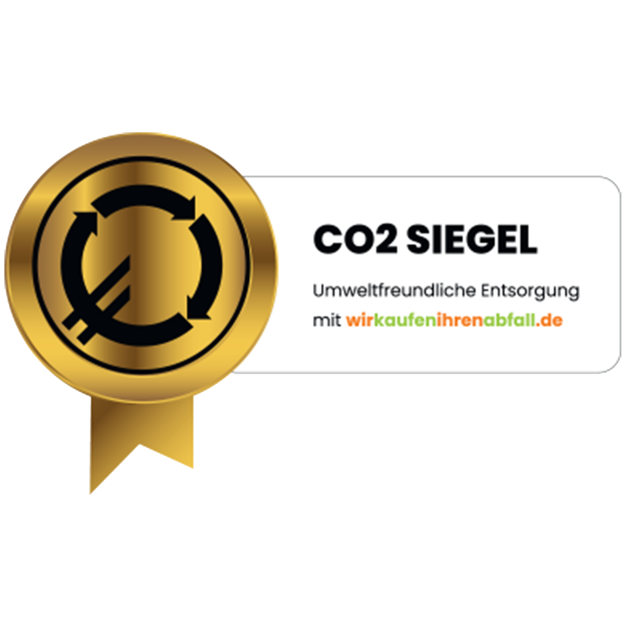 Deko: Qualitatssiegel Co2