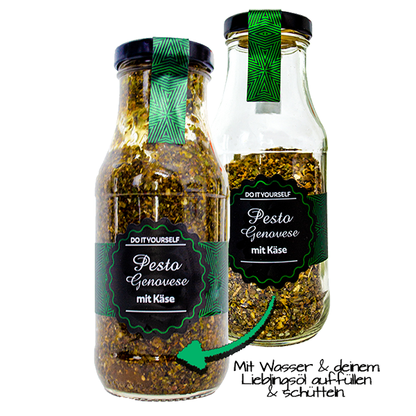 Pesto Genovese Dip, Dressing oder als Pesto