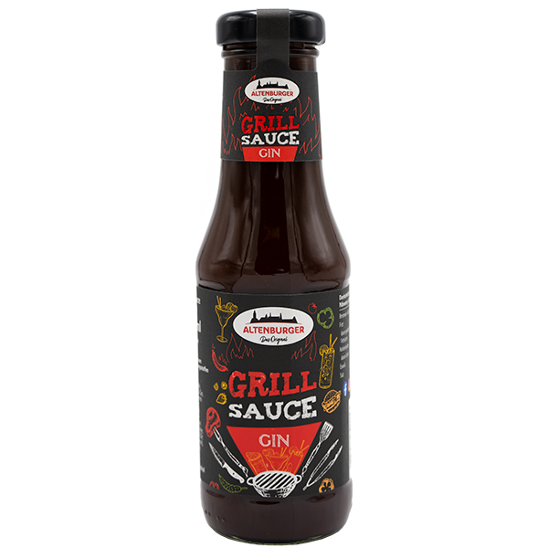 Grill Sauce Gin für Steak, Bratwurs und Grillfisch