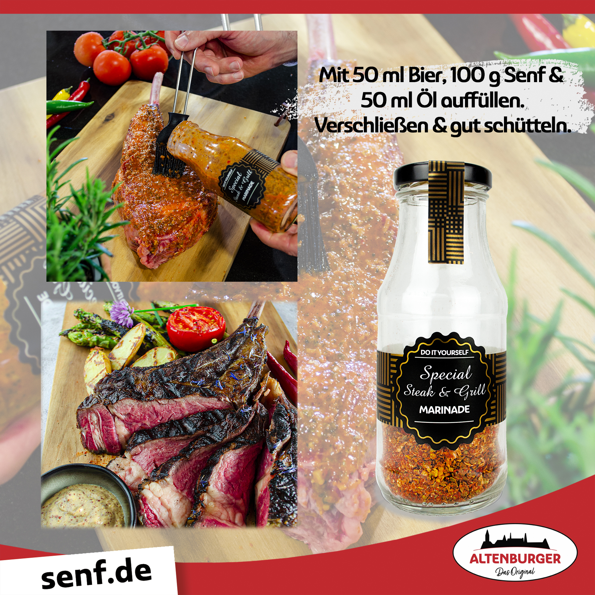 Special Steak Marinade - Einfache Zubereitung - ideal für Zuhause