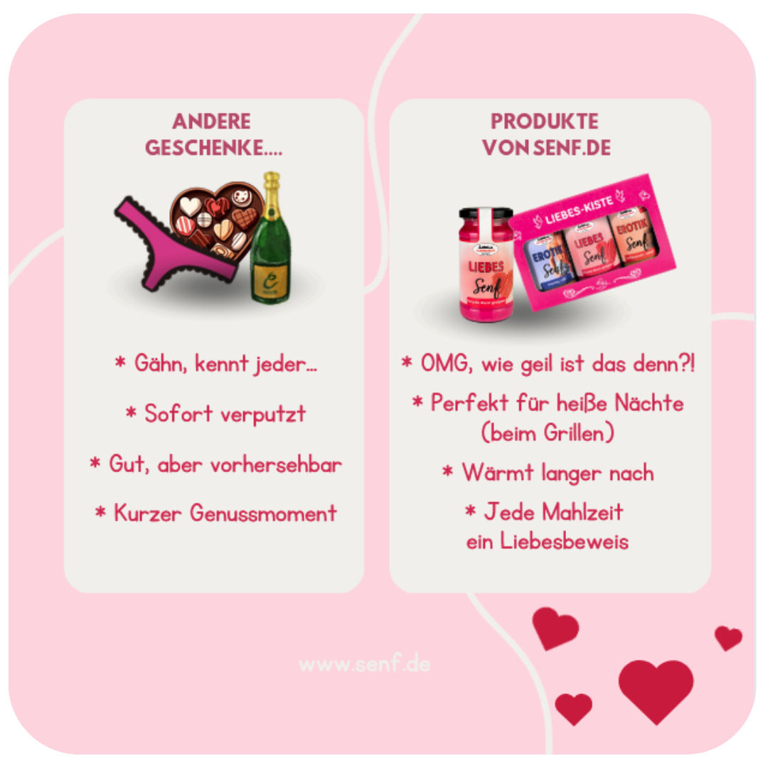 valentinstagsgeschenke im vergleich valentinstagsgeschenke von senf.de im vergleich