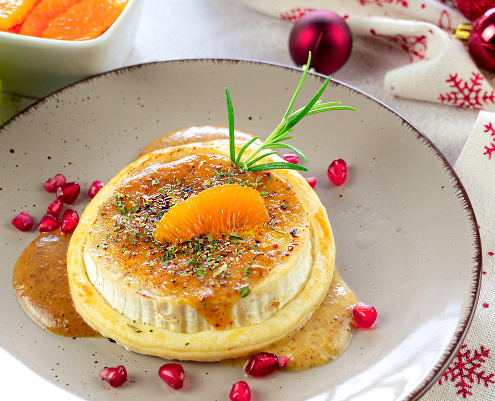 ziegenkäse im blätterteig Ziegenkäse im Blätterteig