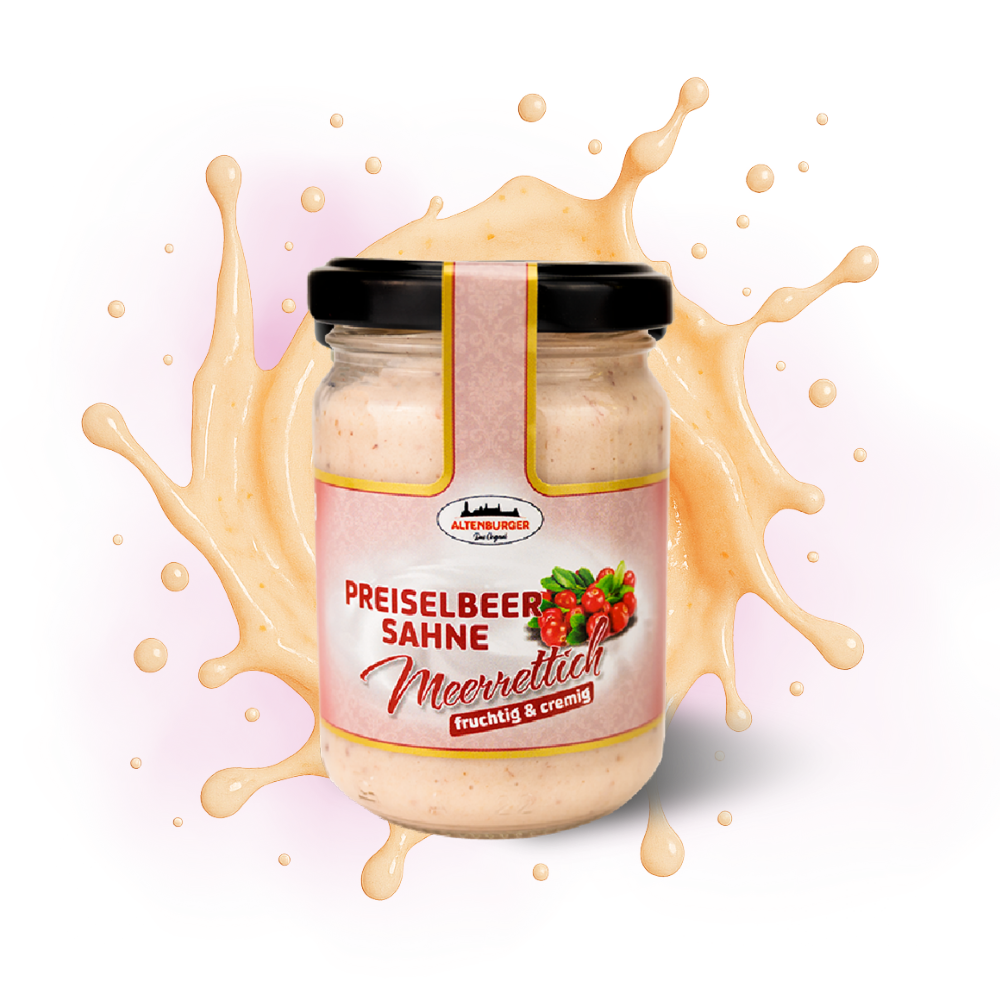 Preiselbeer Sahne Meerrettich