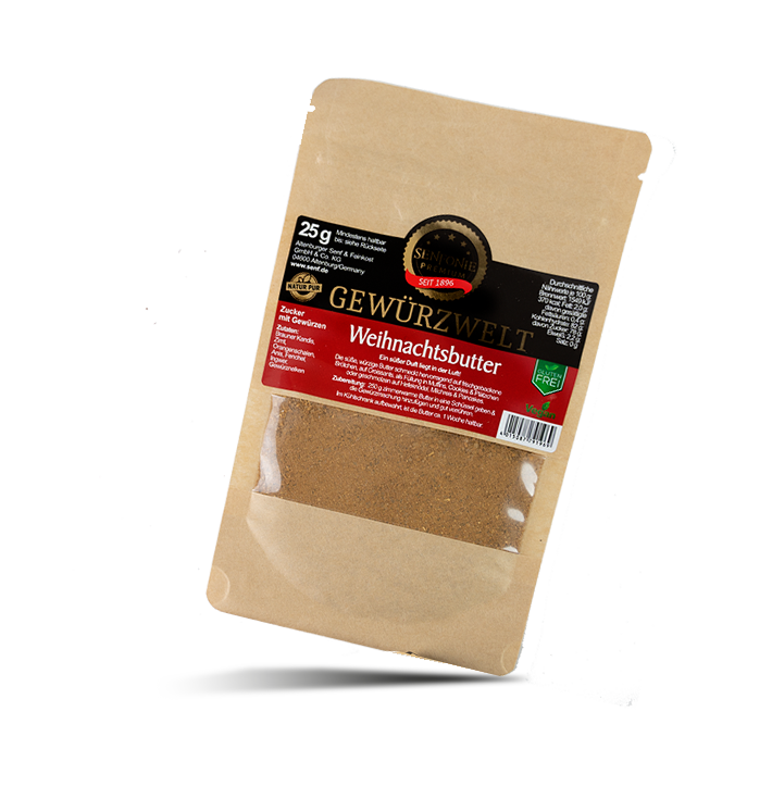 Weihnachtsbutter Gewürztüte