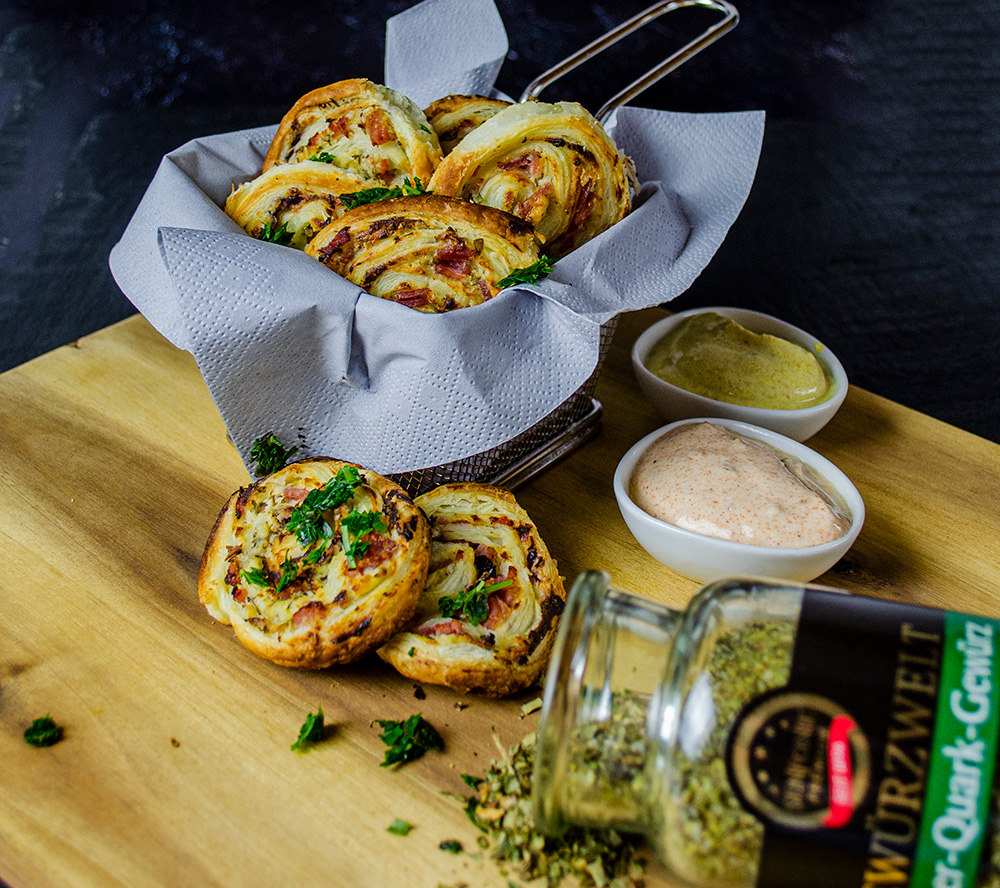 perso blaetterteigschnecken pesto blaetterteigschnecken