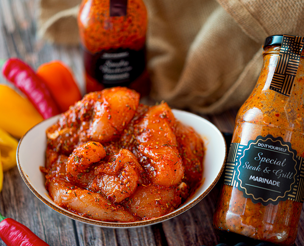 mariniertes hähnchen Mariniertes Hähnchen mit DIY Marinade