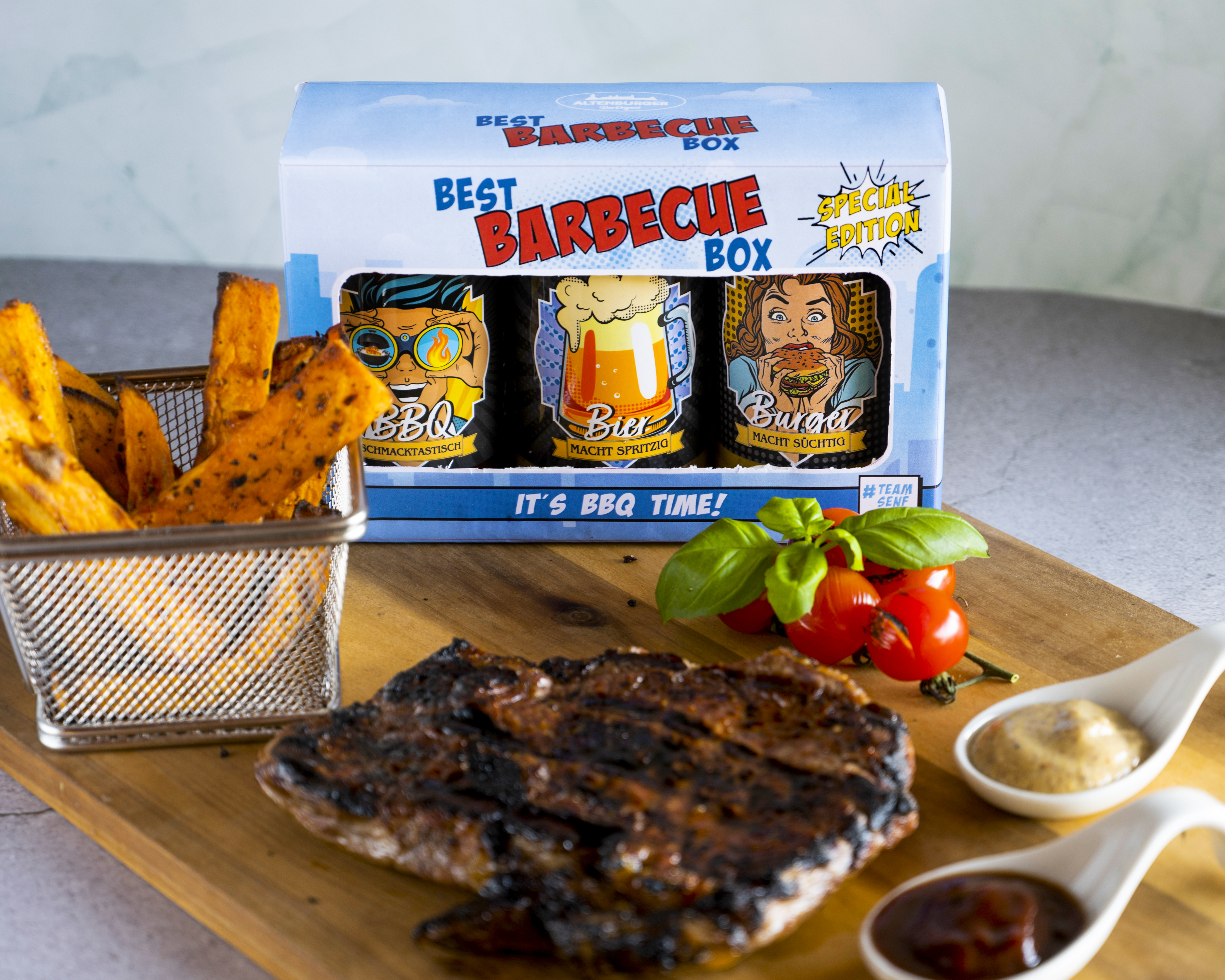 Best-Barbecue-Box It's BBQ Time! Best Barbecue Box für jeden Grill-, BBQ oder Raclette Abend