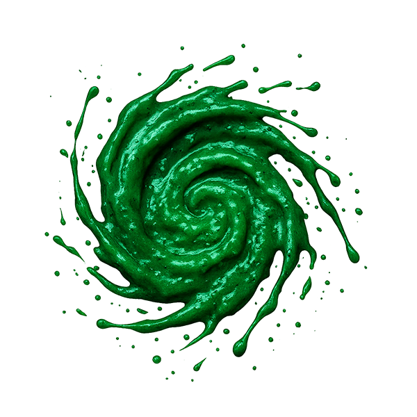 deko: zombie schleim swirl