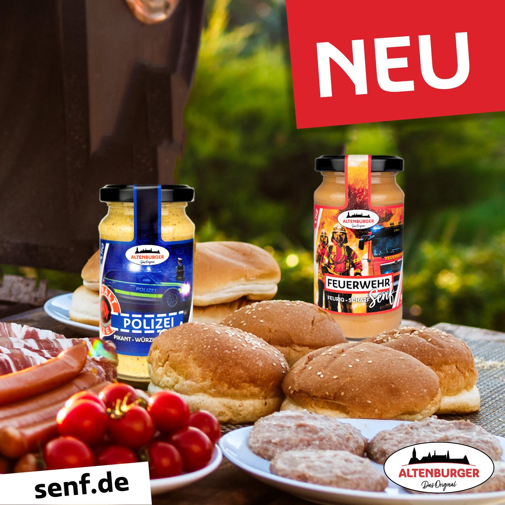 NEU: Polzei Senf und Feuerwehr Senf