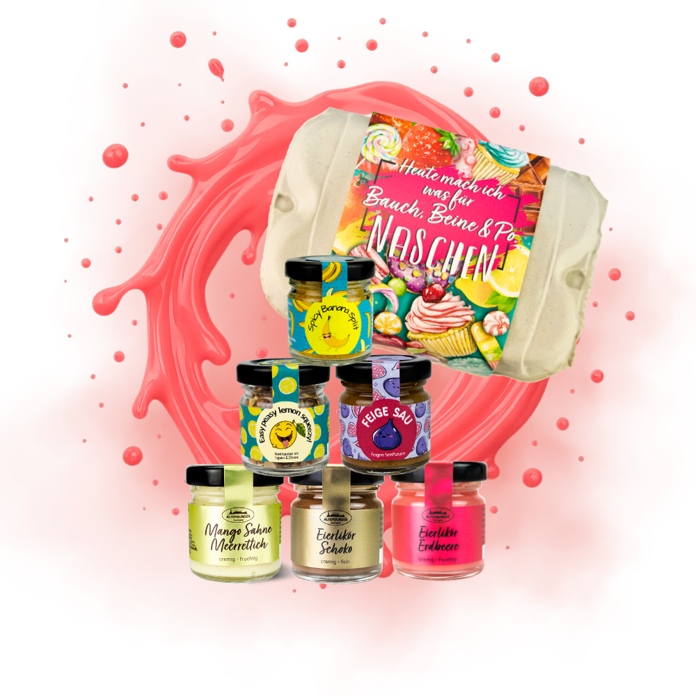 Geschenkset "Bauch, Beine, Po" Süße Spezialitäten