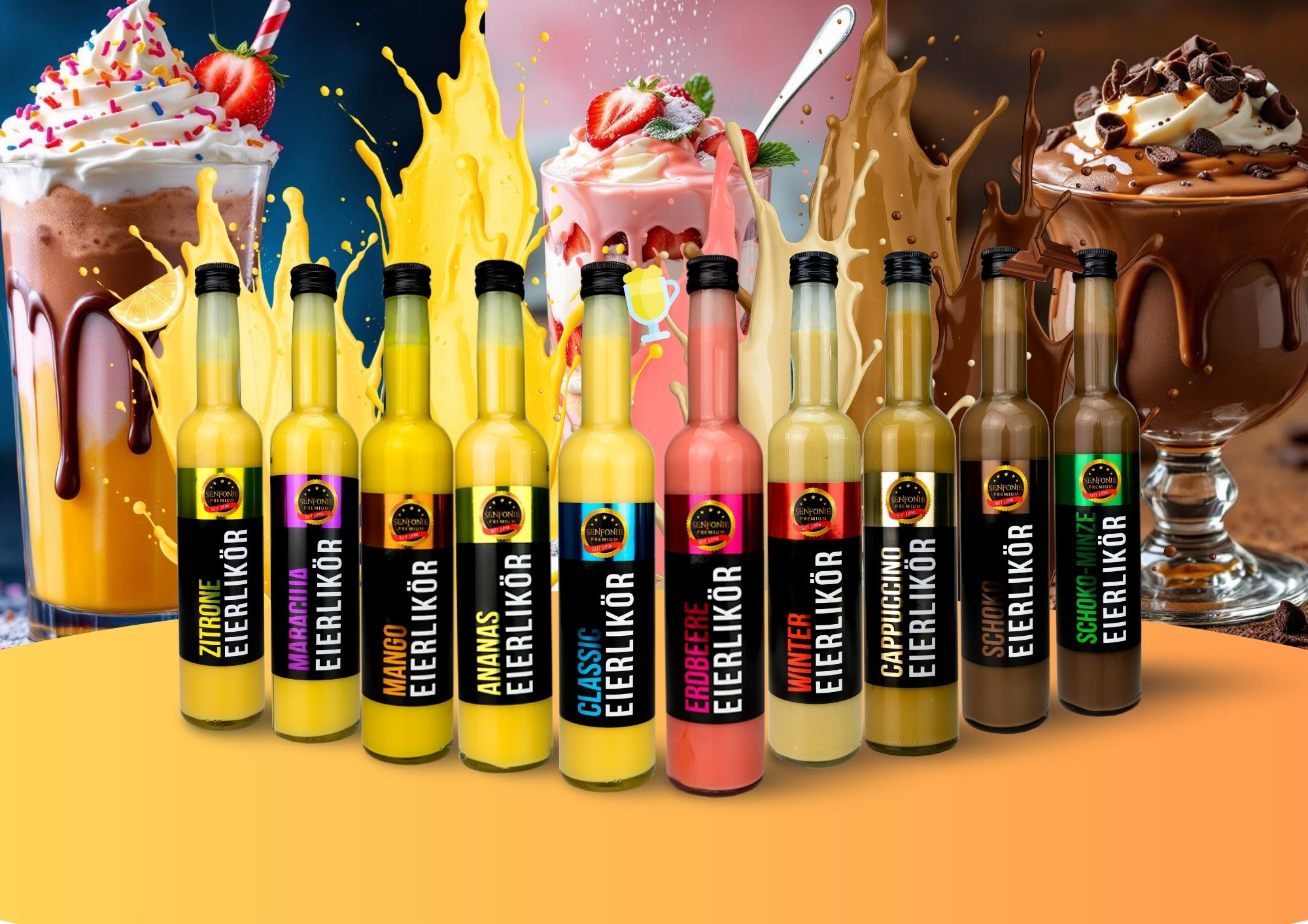 Info: Hier geht's zu unseren hausgemachten Eierlikören Info: Hier geht's zu unseren Hausgemachten Eierlikören