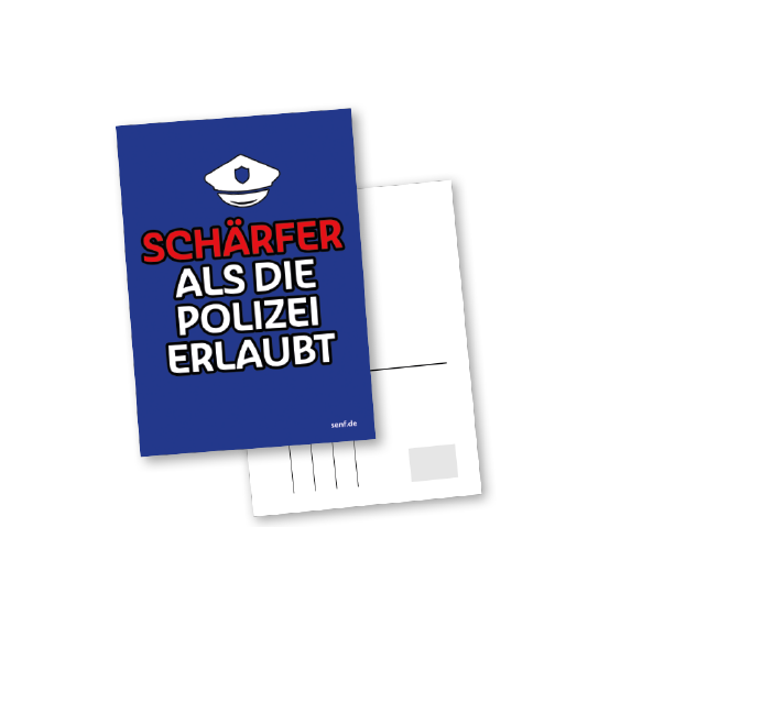 polizei postkarte polizei postkarte