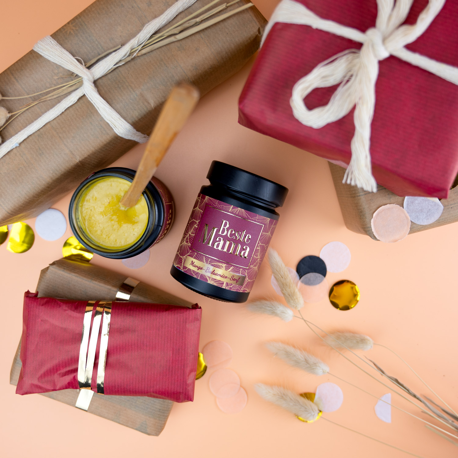 Überrasche Mutti mit dieser besonderen Senfkomposition.