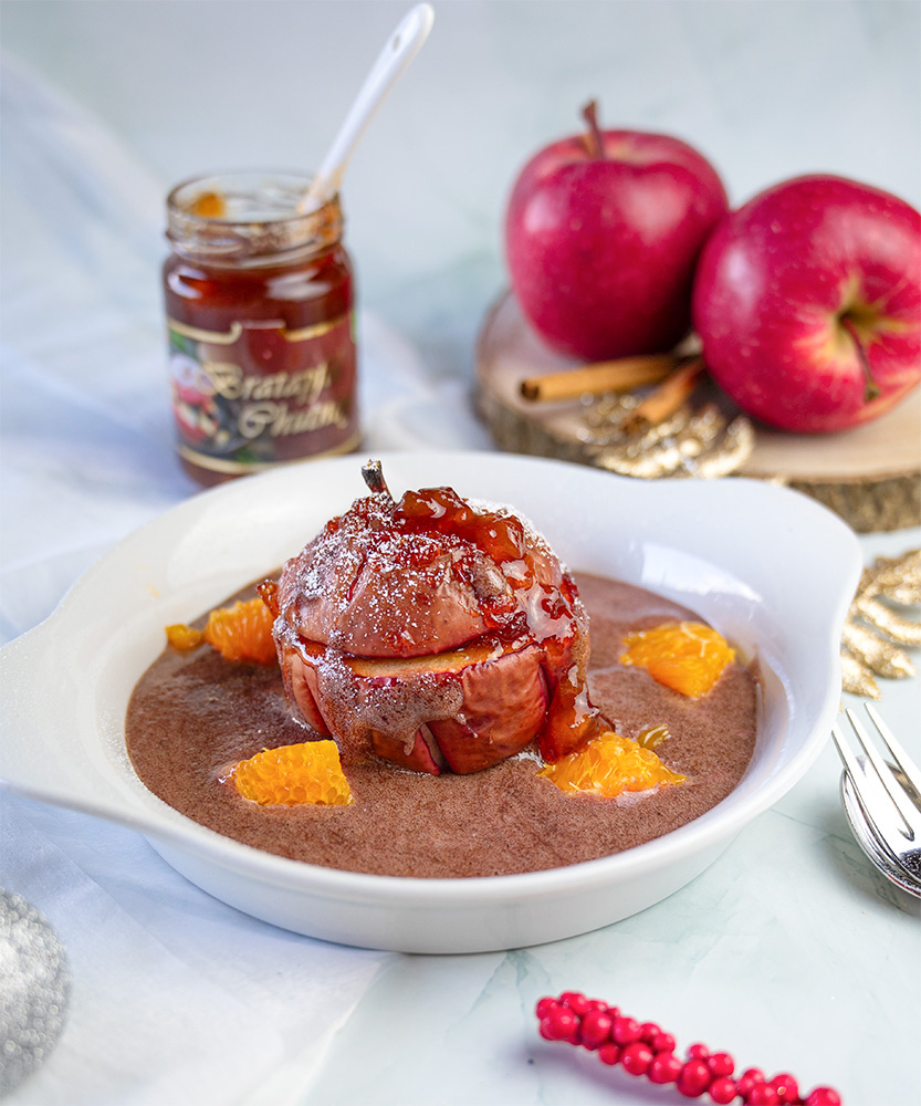 bratapfel chutney mit bratapfel in rotweinsaucensauce bratapfel chutney mit bratapfel in rotweinsauce