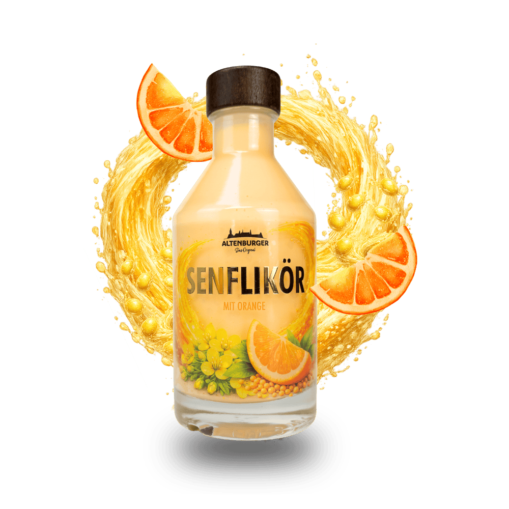 Altenburger Senflikör mit Orange