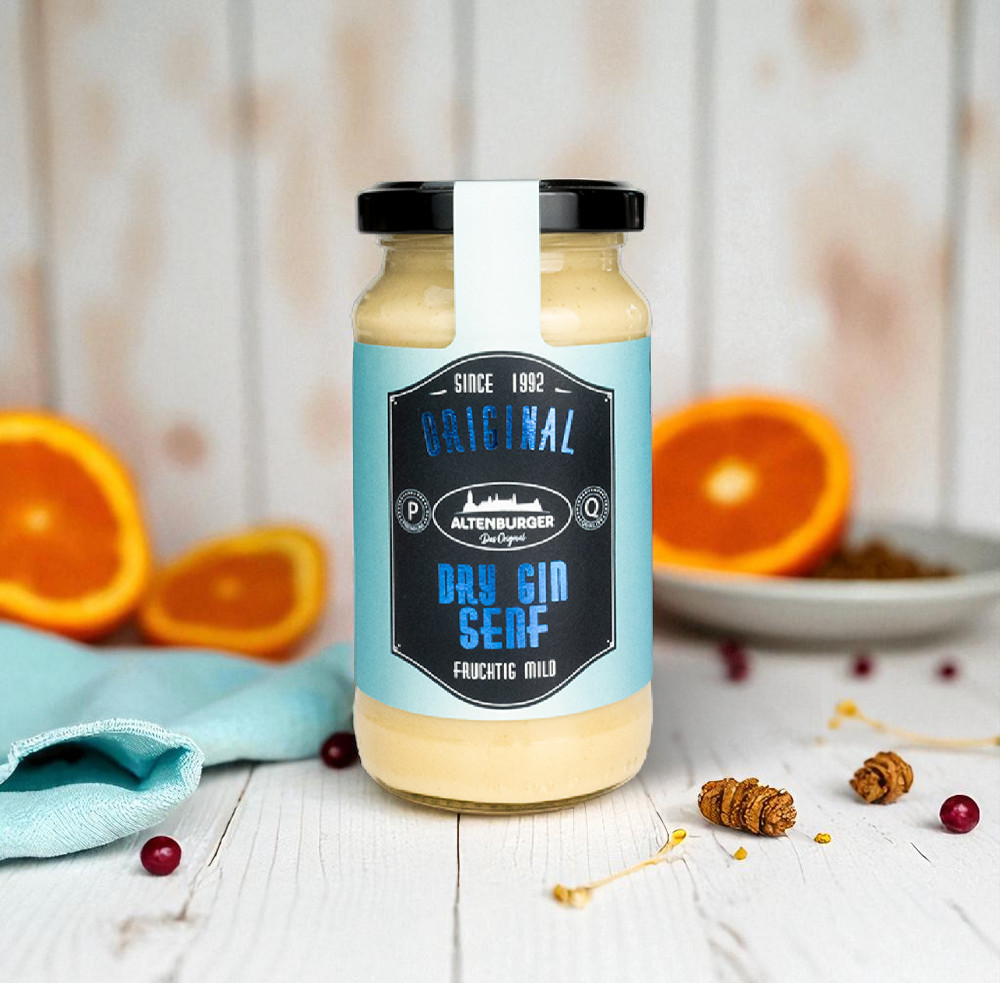 gin senf mit orangen
