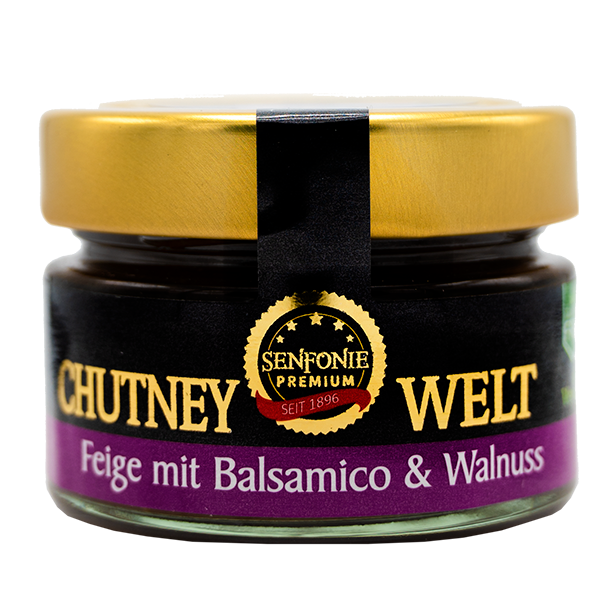 Feige mit Balsamico & Walnuss zu Schinken, Flammkuchen und Käse