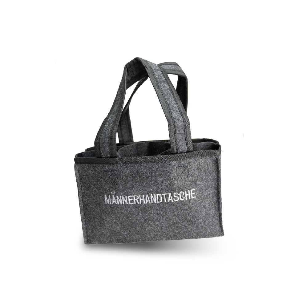 Männerhandtasche aus Filz
