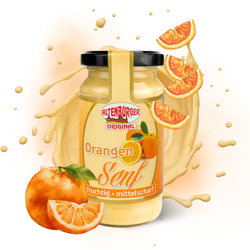 Orangen Senf