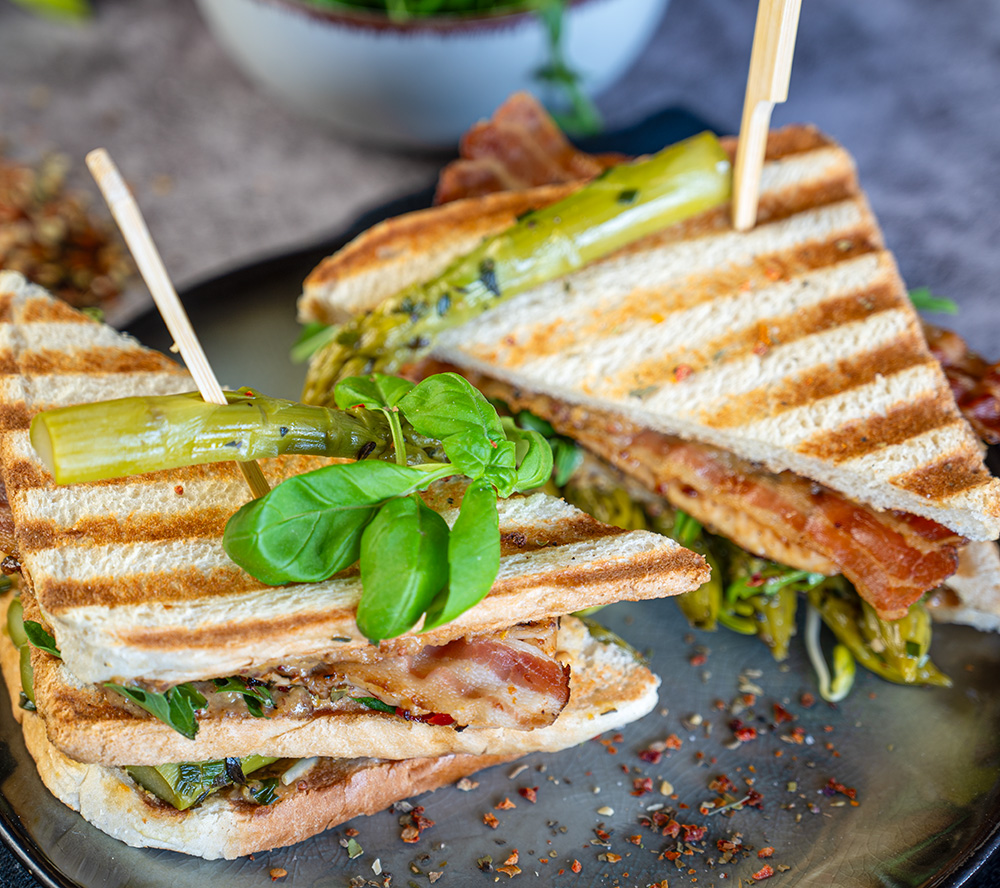 sandwich mit spargel und speck sandwich mt spargel und speck