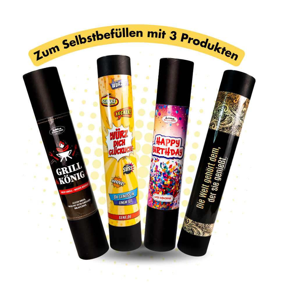 geschenkrollen zum selbstbefüllen
