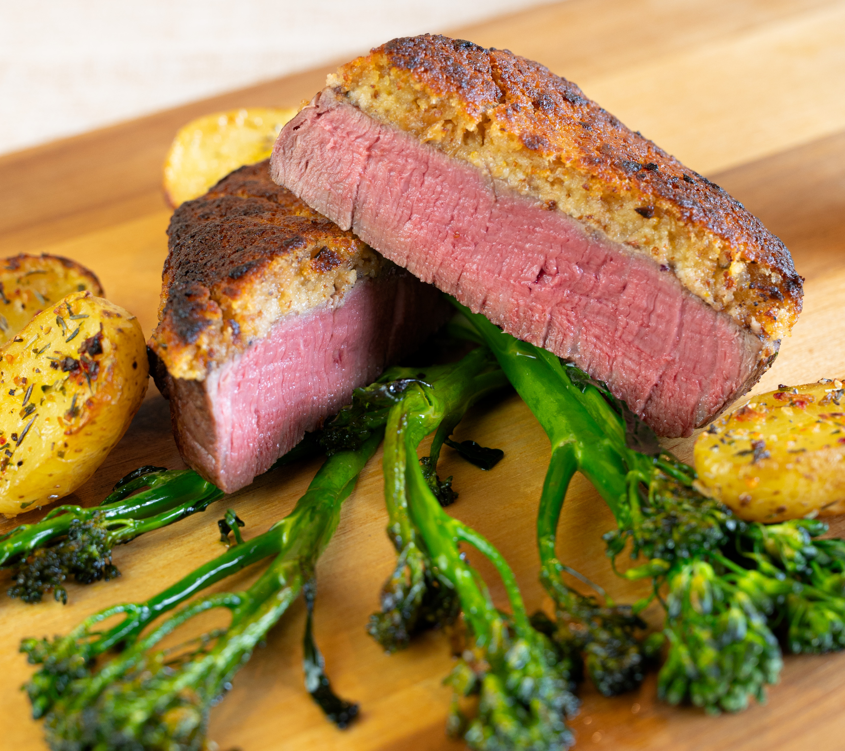 steak mit senfkruste steak mit senfkruste