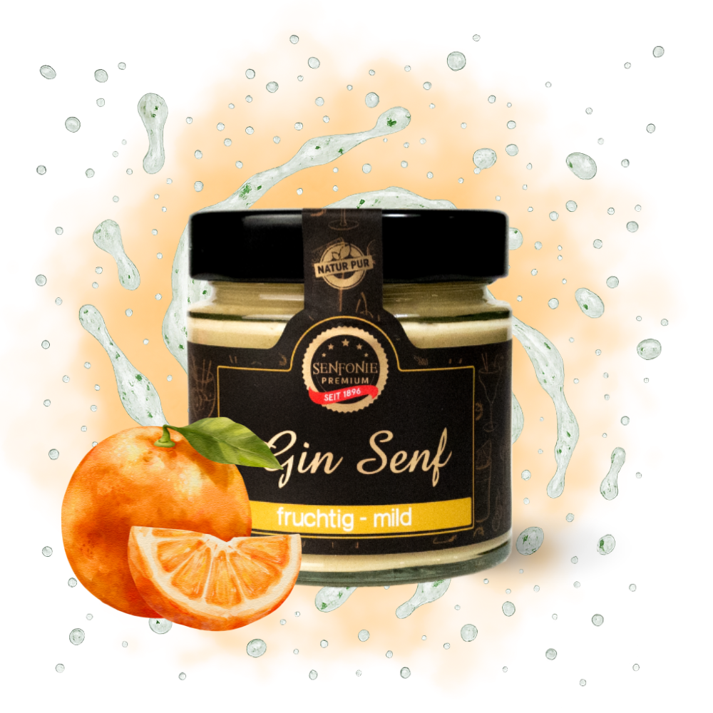 gin senf mit orange