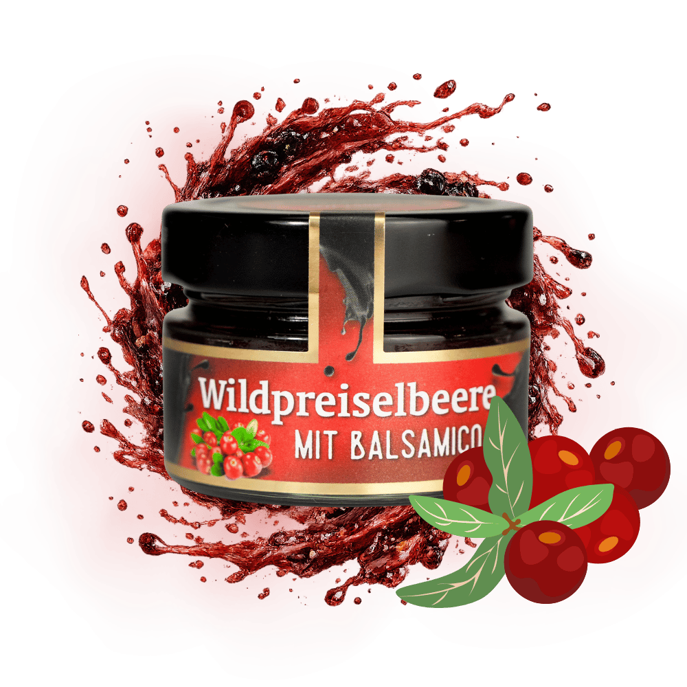 Wildpreiselbeere mit Balsamico Premium