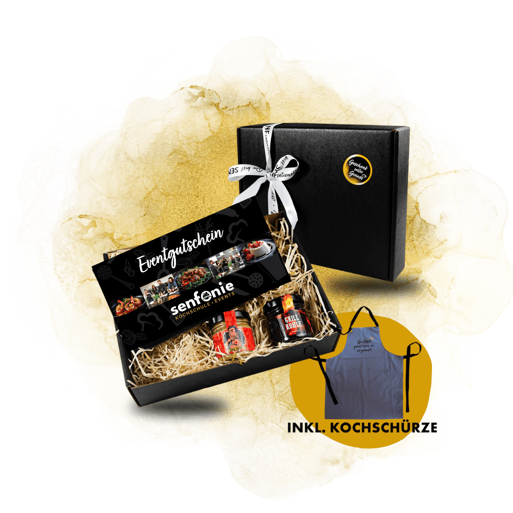 Deko vorschau Gutscheinbox mit Kochschürze