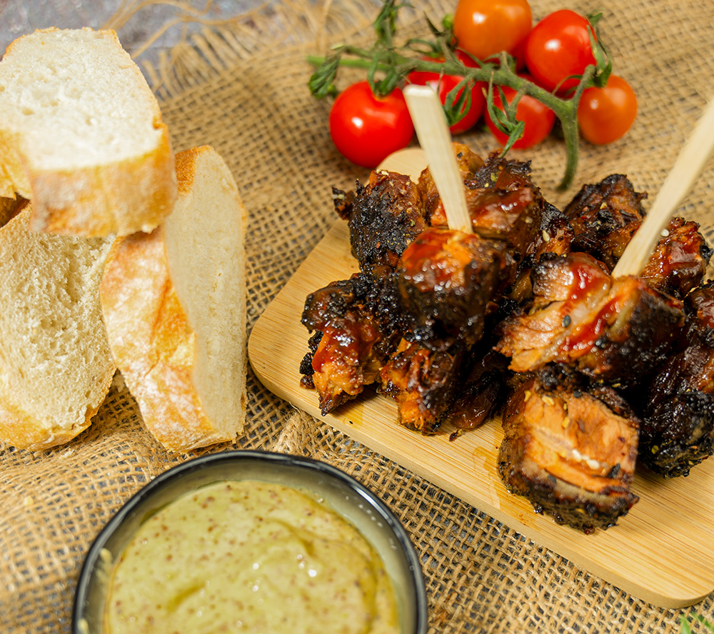 grillfleisch mit senf grillfleisch mit senf