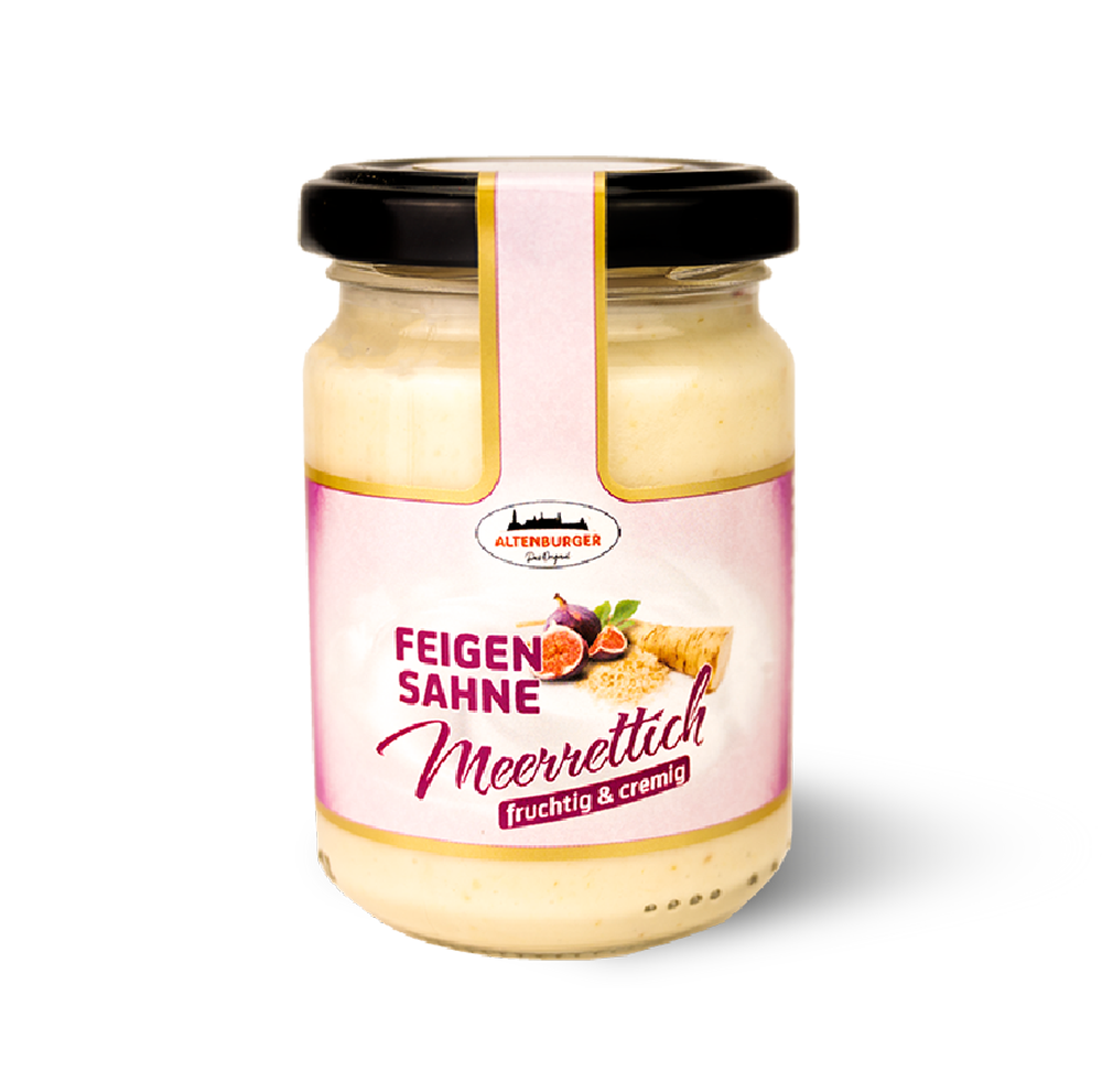 Feigen Sahne Meerrettich