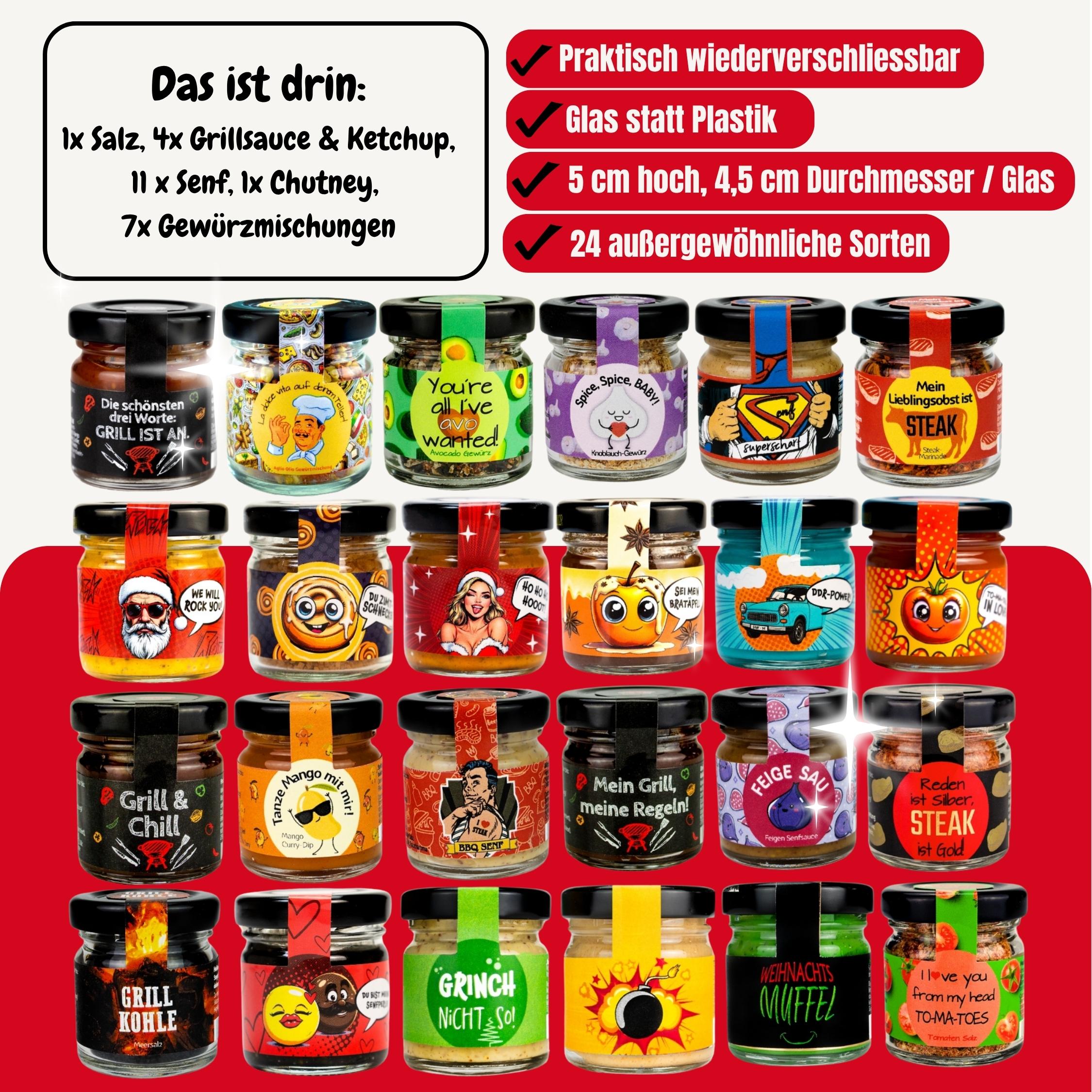 Adventskalender Senf & Saucen Zauber