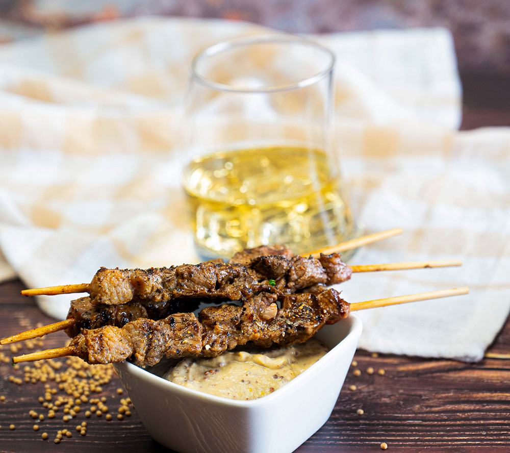 gourmetspiess mit whisky und senf gourmetspiess mit whisky und senf