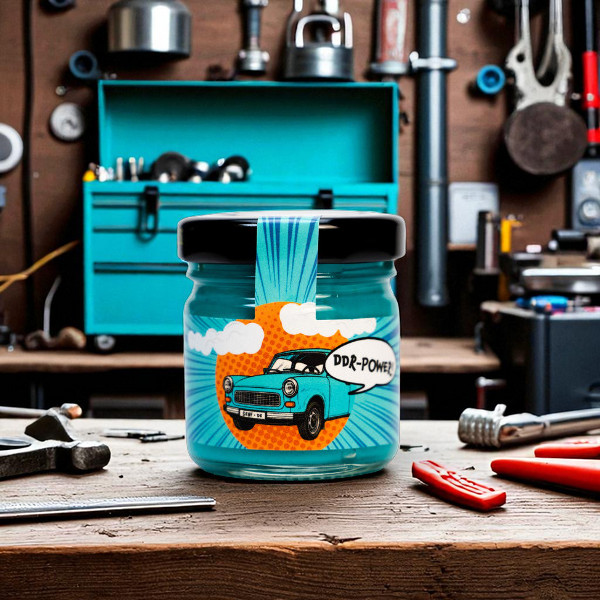 trabi senf mini glas werkstatt